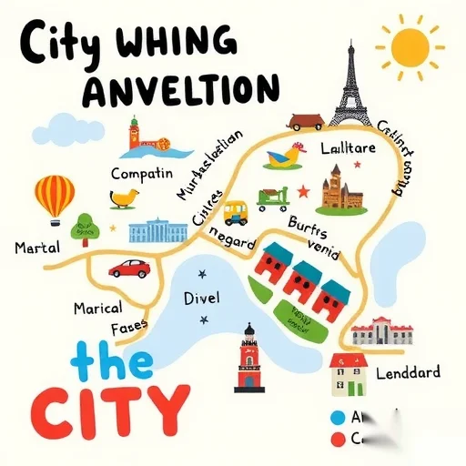 How to Create a Creative Hand-drawn Travel Guide Map?